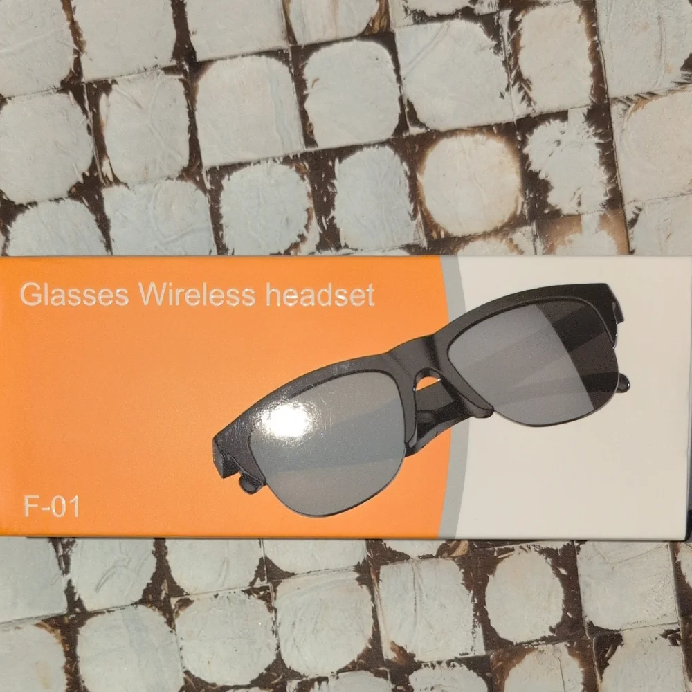 F-01 Wireless Audio Glasses - Black